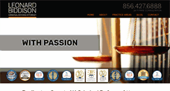 Desktop Screenshot of leonardbiddison.com